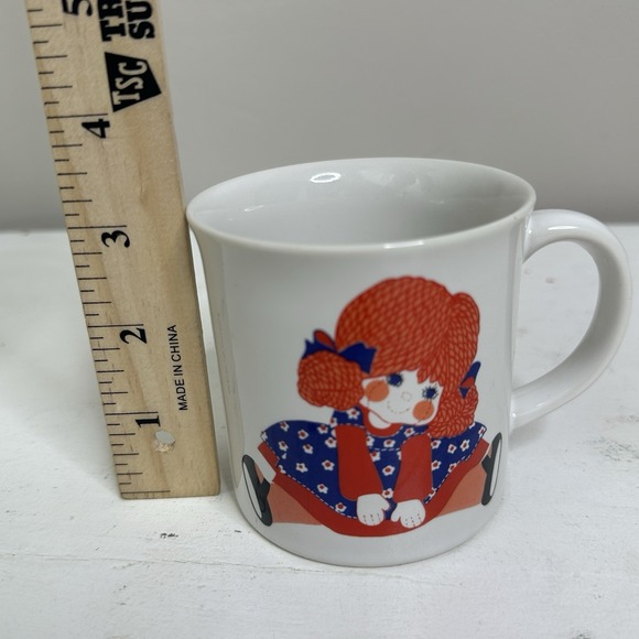 Otagiri Mug Rag Doll Girl Flower Cup Coffee Tea Japan‎ Gibson Greeting Cards - Picture 4 of 5
